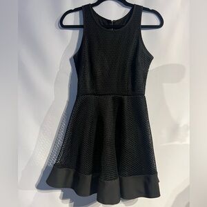 Black ROMEO + JULIET Mesh Sleeveless Dress